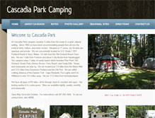 Tablet Screenshot of cascadiapark.com